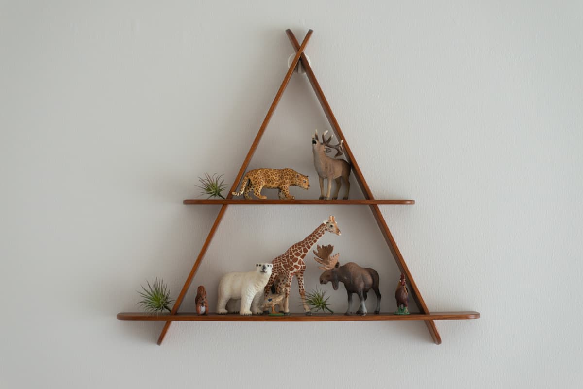 中古マンションのリノベーション後の家具美術館な家